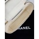Perfetta Replica Borsa Chanel Classic Vanity con catena A96186 bianca Outlet Clone