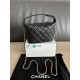 Perfetta Replica Borse hobo Chanel 25A Caviar Lunch Box Nero Imitazione Dupe