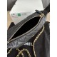 Perfetta Replica Borse hobo Chanel 25A Caviar Lunch Box Nero Imitazione Dupe