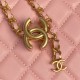 Replica Beauty case piccolo Chanel con tracolla a catena Ap3940 Rosa Imitazione Outlet