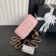 Replica Beauty case piccolo Chanel con tracolla a catena Ap3940 Rosa Imitazione Outlet