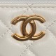 Replica Beauty case piccolo Chanel con tracolla a catena Ap3940 Bianco Imitazione Outlet