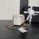 Replica Beauty case piccolo Chanel con tracolla a catena Ap3940 Bianco Imitazione Outlet