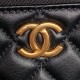 Replica Beauty case piccolo Chanel con tracolla a catena Ap3940 Nero Imitazione Outlet