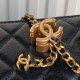Replica Beauty case piccolo Chanel con tracolla a catena Ap3940 Nero Imitazione Outlet
