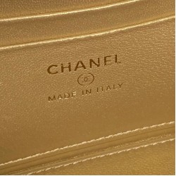 Replica Beauty case piccolo Chanel con tracolla a catena Ap3940 Nero Imitazione Outlet