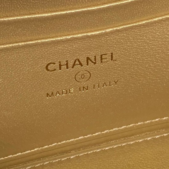 Replica Beauty case piccolo Chanel con tracolla a catena Ap3940 Nero Imitazione Outlet
