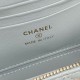 Replica Beauty case piccolo Chanel con tracolla a catena Ap3940 Blu Imitazione Outlet