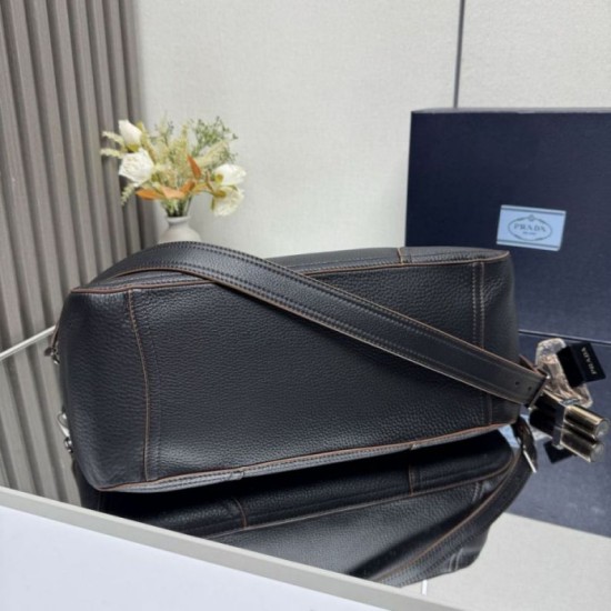 Replica Borsa tote grande Prada 1BG602 Nero Imitazione Outlet