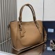 Replica Borsa tote grande Prada 1BG602 Marrone Imitazione Outlet