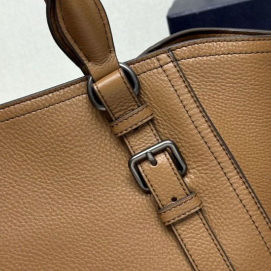 Replica Borsa tote grande Prada 1BG602 Marrone Imitazione Outlet