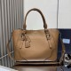 Replica Borsa tote grande Prada 1BG602 Marrone Imitazione Outlet