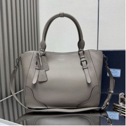 Replica Borsa tote grande Prada 1BG602 Grigia Imitazione Outlet