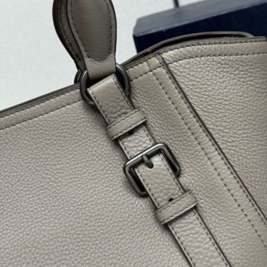 Replica Borsa tote grande Prada 1BG602 Grigia Imitazione Outlet