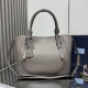 Replica Borsa tote grande Prada 1BG602 Grigia Imitazione Outlet