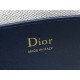 Perfetto Replica Pochette Dior Oblique Bow con catena Blu Imitazione Outlet