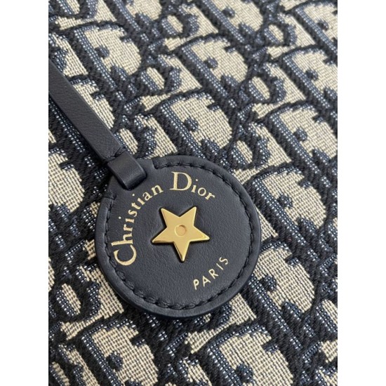 Borsa a secchiello piccola Diorstar Dior jacquard obliquo blu False Fatte Bene Online Perfetto Replica Borsa a secchiello piccola Diorstar Dior jacquard obliquo blu Imitazione Outlet