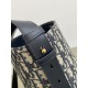 Borsa a secchiello piccola Diorstar Dior jacquard obliquo blu False Fatte Bene Online Perfetto Replica Borsa a secchiello piccola Diorstar Dior jacquard obliquo blu Imitazione Outlet