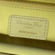 Perfetto Replica Borsa Dior Lady Dior Piccolo Cannage Gialla Imitazione Outlet