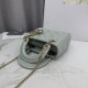 Perfetto Replica Borsa Dior Lady Dior Mini Cannage Verde Imitazione Outlet
