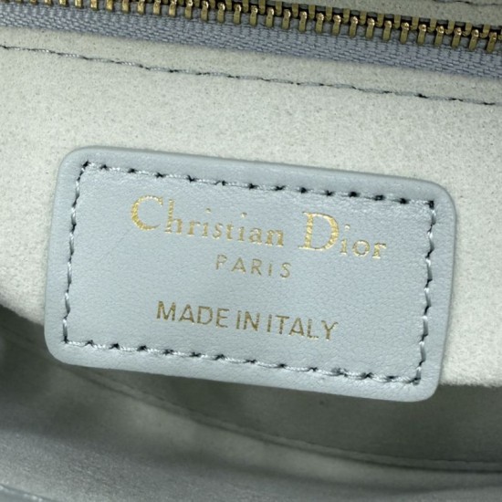 Perfetto Replica Borsa Dior Lady Dior Mini Cannage Verde Imitazione Outlet