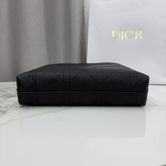 Perfetto Replica Borse a tracolla Media Diorly Nera Imitazione Outlet