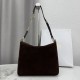 Perfetto Replica Borsa a tracolla Media Dior Diorly pelle scamosciata cioccolato Imitazione Outlet