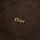 Perfetto Replica Borsa a tracolla Media Dior Diorly pelle scamosciata cioccolato Imitazione Outlet