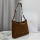 Perfetto Replica Borsa a tracolla Media Dior Diorly pelle scamosciata Marrone Imitazione Outlet