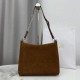 Perfetto Replica Borsa a tracolla Media Dior Diorly pelle scamosciata Marrone Imitazione Outlet