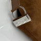 Perfetto Replica Borsa a tracolla Media Dior Diorly pelle scamosciata Marrone Imitazione Outlet