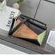 Perfetto Replica Borsa Piccola Loewe Puzzle Edge in pelle/camoscio multicolore Imitazione Outlet