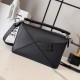 Perfetto Replica Borsa Piccola Loewe Panta Puzzle nera Imitazione Outlet