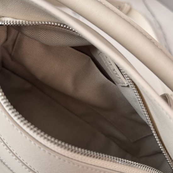 Perfetto Replica Borsa Piccola Loewe Panta Puzzle Beige Imitazione Outlet
