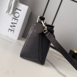 Perfetto Replica Borsa Piccola Loewe Panta Puzzle Cioccolato Imitazione Outlet