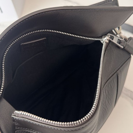 Perfetto Replica Borsa Piccola Loewe Panta Puzzle Cioccolato Imitazione Outlet