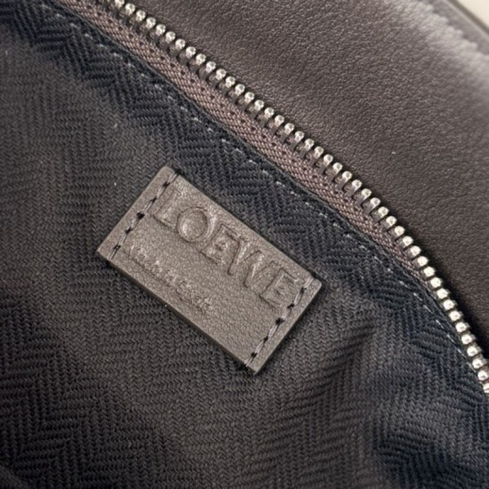Perfetto Replica Borsa Piccola Loewe Panta Puzzle Cioccolato Imitazione Outlet