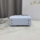 Perfetto Replica Borsa Dior Lady Dior Mini Cannage Blu Imitazione Outlet