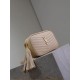 Perfetto Replica Borsa a tracolla Trapuntato Lou Mini YSL Saint Laurent Albicocca Imitazione Outlet