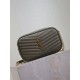 Perfetto Replica Borsa a tracolla Trapuntato Lou Mini YSL Saint Laurent Verde Imitazione Outlet