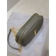 Perfetto Replica Borsa a tracolla Trapuntato Lou Mini YSL Saint Laurent Verde Imitazione Outlet