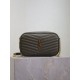 Perfetto Replica Borsa a tracolla Trapuntato Lou Mini YSL Saint Laurent Verde Imitazione Outlet