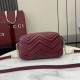 Perfetto Replica Borsa a tracolla Piccola Gucci 855273 GG Marmont Rossa Imitazione Outlet