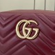 Perfetto Replica Borsa a tracolla Piccola Gucci 855273 GG Marmont Rossa Imitazione Outlet