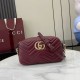 Perfetto Replica Borsa a tracolla Piccola Gucci 855273 GG Marmont Rossa Imitazione Outlet