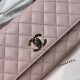 Perfetto Replica Borse Chanel 26P piccola con manico Coco AS6091 Rosa Imitazione Outlet