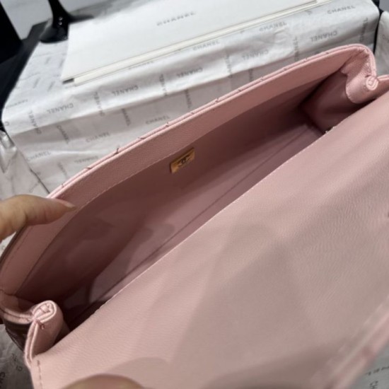 Perfetto Replica Borse Chanel 26P piccola con manico Coco AS6091 Rosa Imitazione Outlet