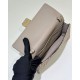 Perfetto Replica Portafoglio Fendi con catena, modello Baguette in tessuto jacquard FF marrone Imitazione Outlet