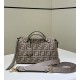 Perfetto Replica Borsa a mano media Fendi By The Way morbida marrone Imitazione Outlet