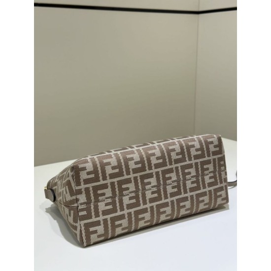 Perfetto Replica Borsa a mano media Fendi By The Way morbida marrone Imitazione Outlet